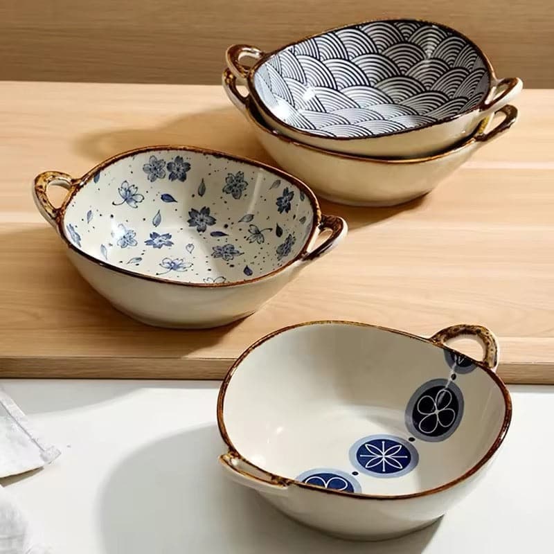 Elegant Ceramic Japanese Bowls