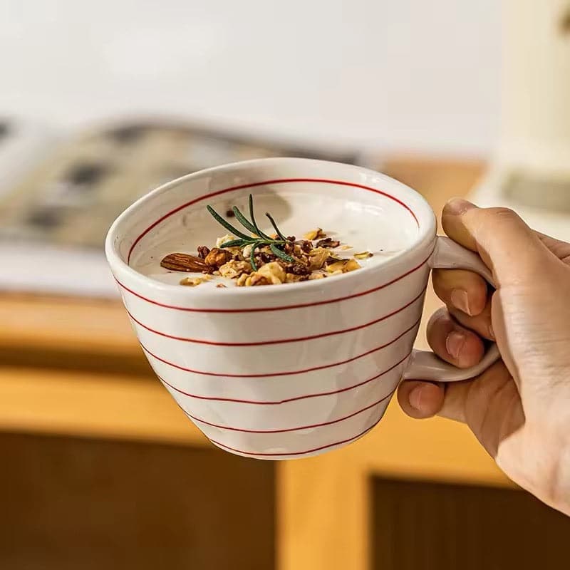 Hand Painted Ceramic Mugs-Artisanal Elegance!