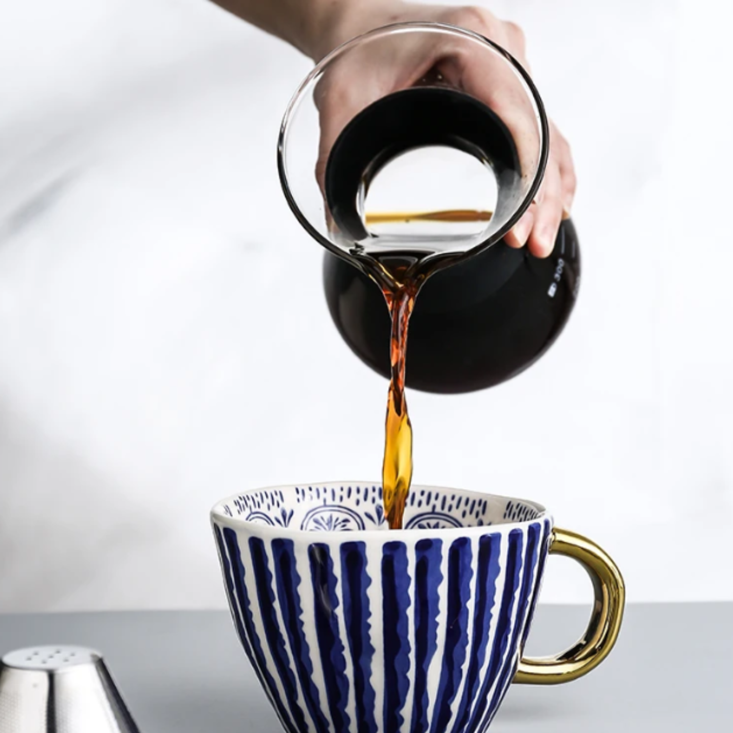 Hand Painted Ceramic Mugs-Artisanal Elegance!