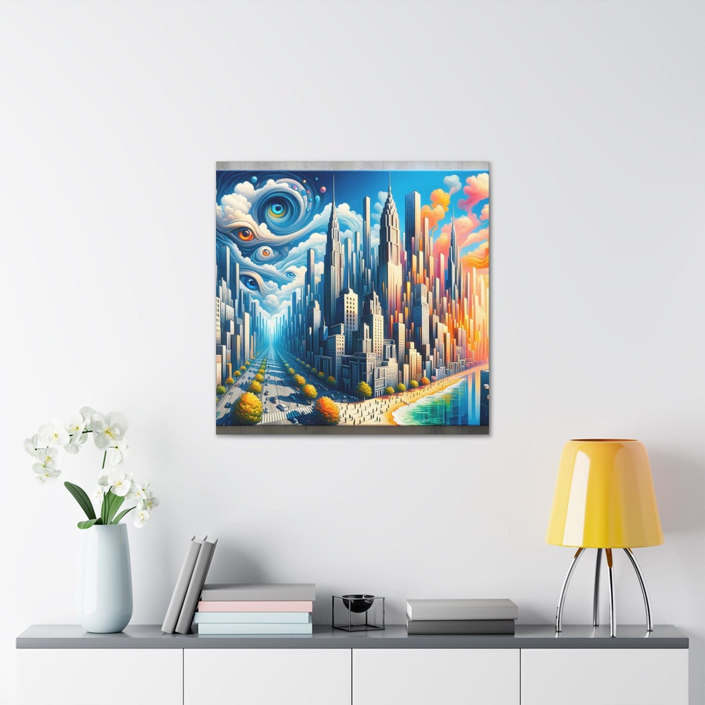 "Amelia Beaumont: A Timeless Brushstroke of Eternity"- Canvas-The UNIX