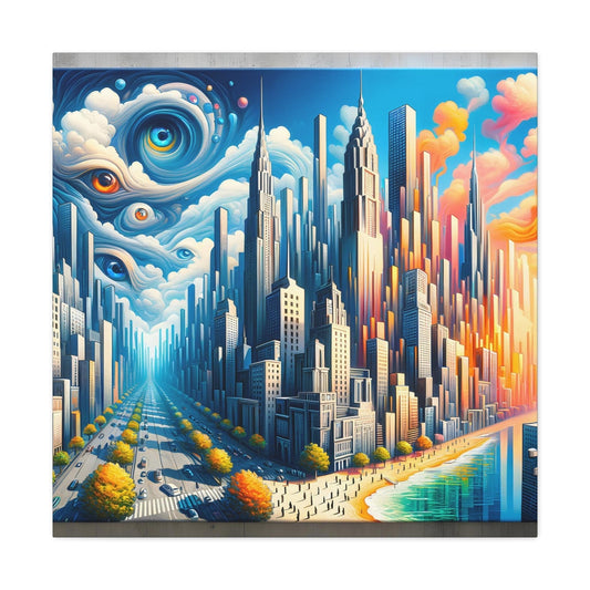 "Amelia Beaumont: A Timeless Brushstroke of Eternity"- Canvas-The UNIX