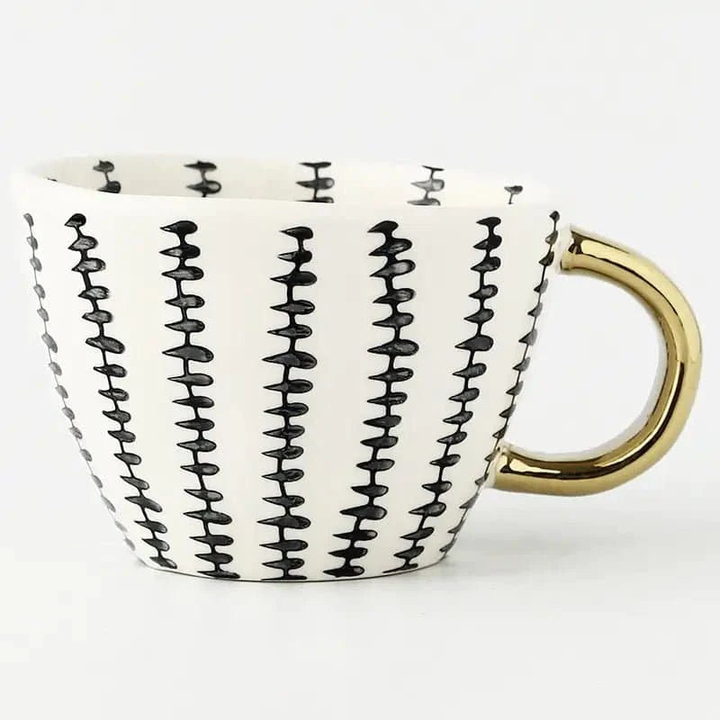 Artisanal Elegance: Hand - Painted Ceramic Mugs - The UNIX