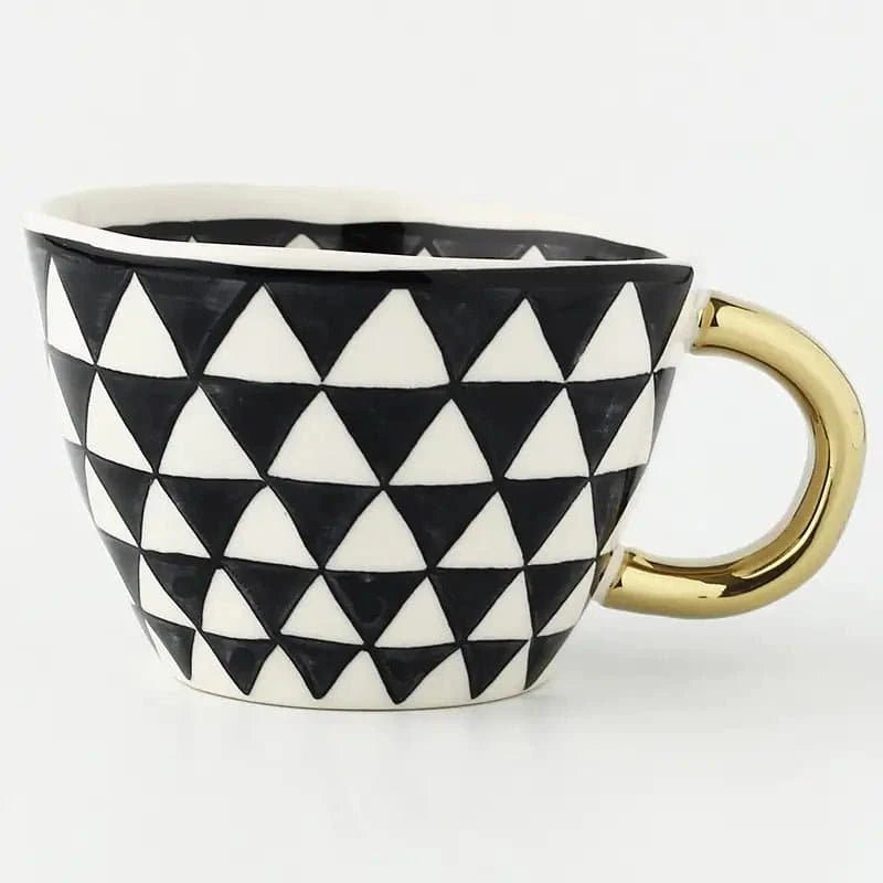 Artisanal Elegance: Hand - Painted Ceramic Mugs - The UNIX