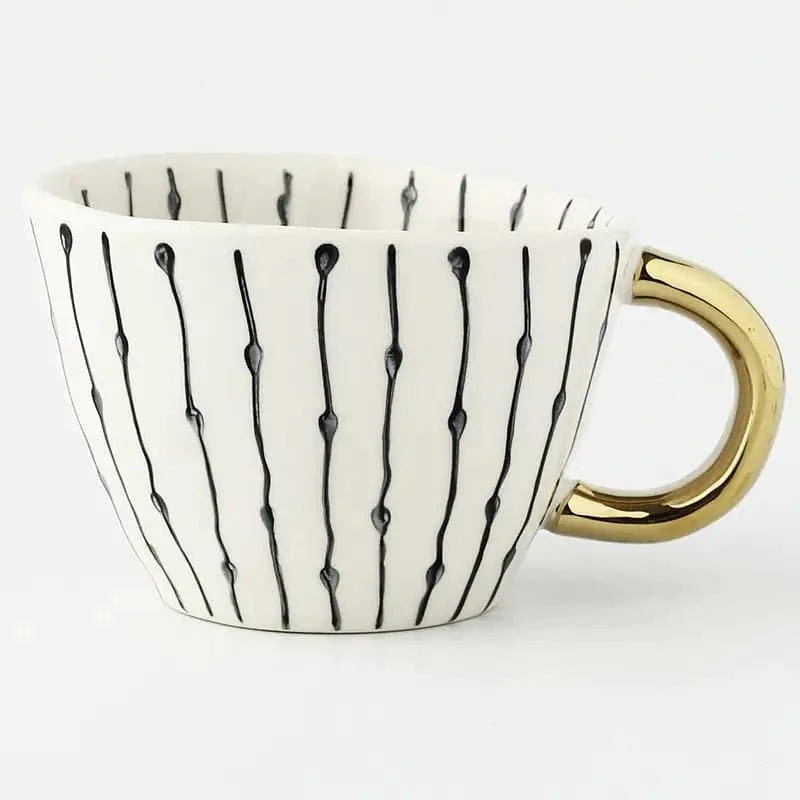 Artisanal Elegance: Hand - Painted Ceramic Mugs - The UNIX