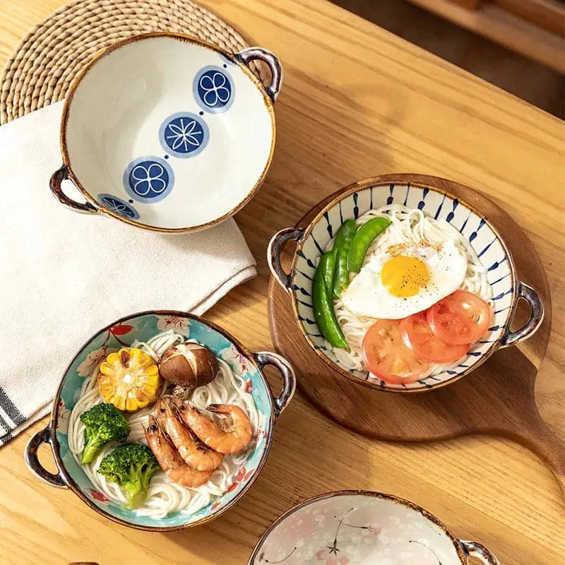 Elegant Ceramic Japanese Bowls