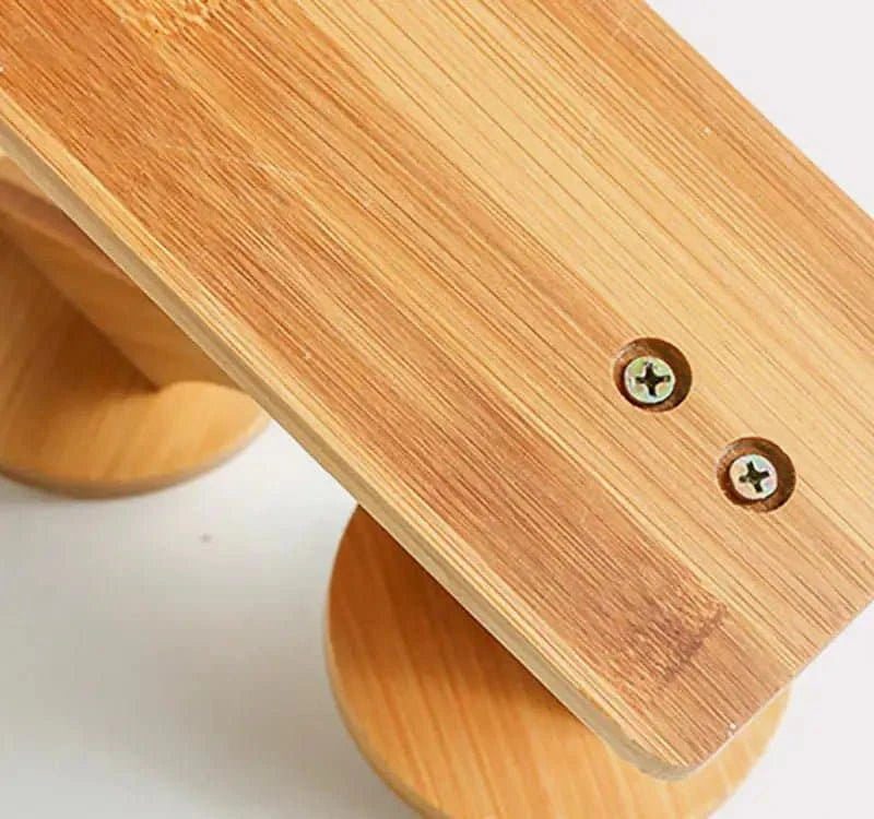 Elegant Succulent Ceramic Pots with Bamboo Shelf - Artistic, Sustainable Decor for Your Home - The UNIX