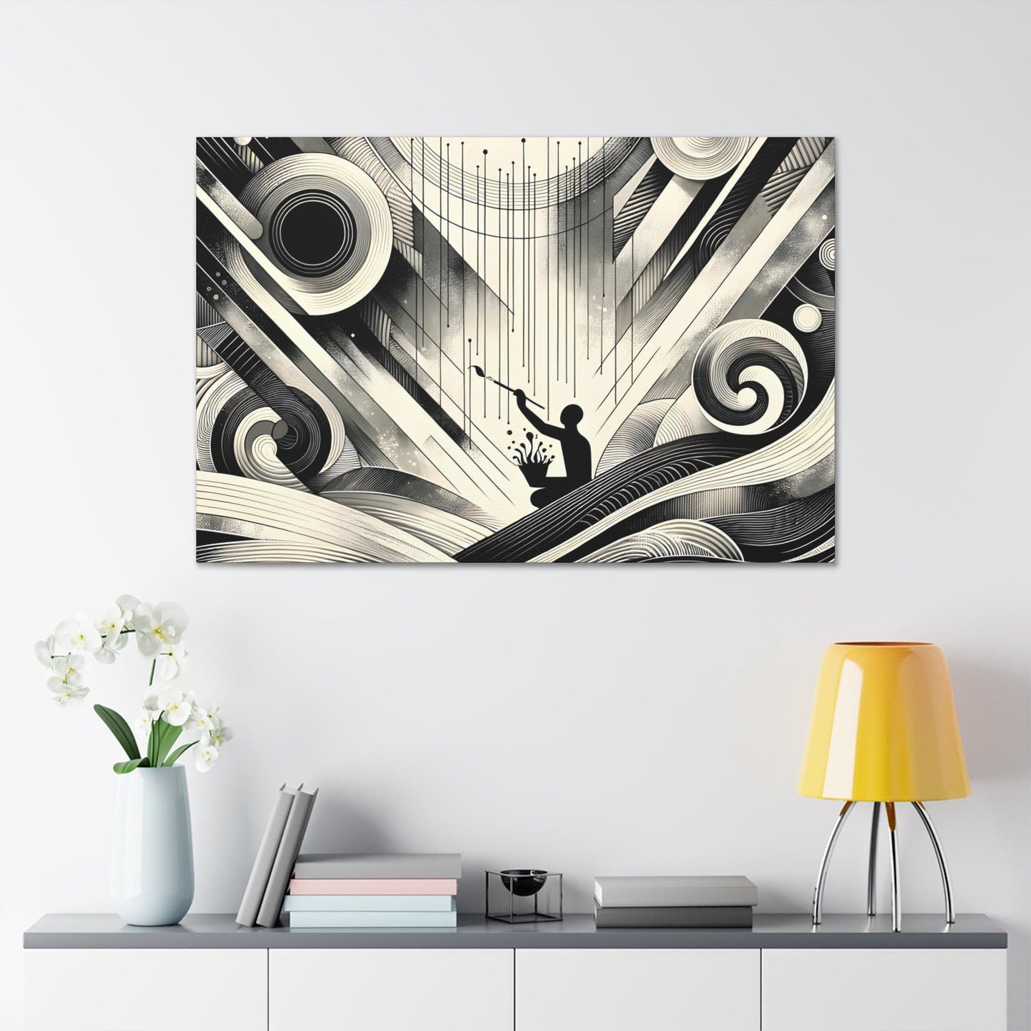 Emerick Van Der Moonscape - Canvas - The UNIX