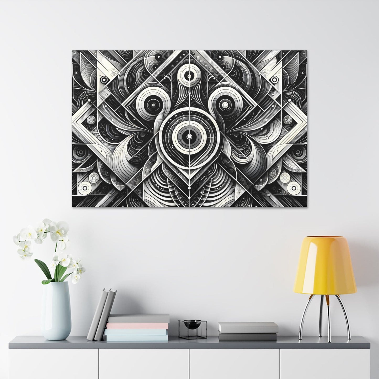 "Emilia Montague: A Brush of Elegance"- Canvas-The UNIX