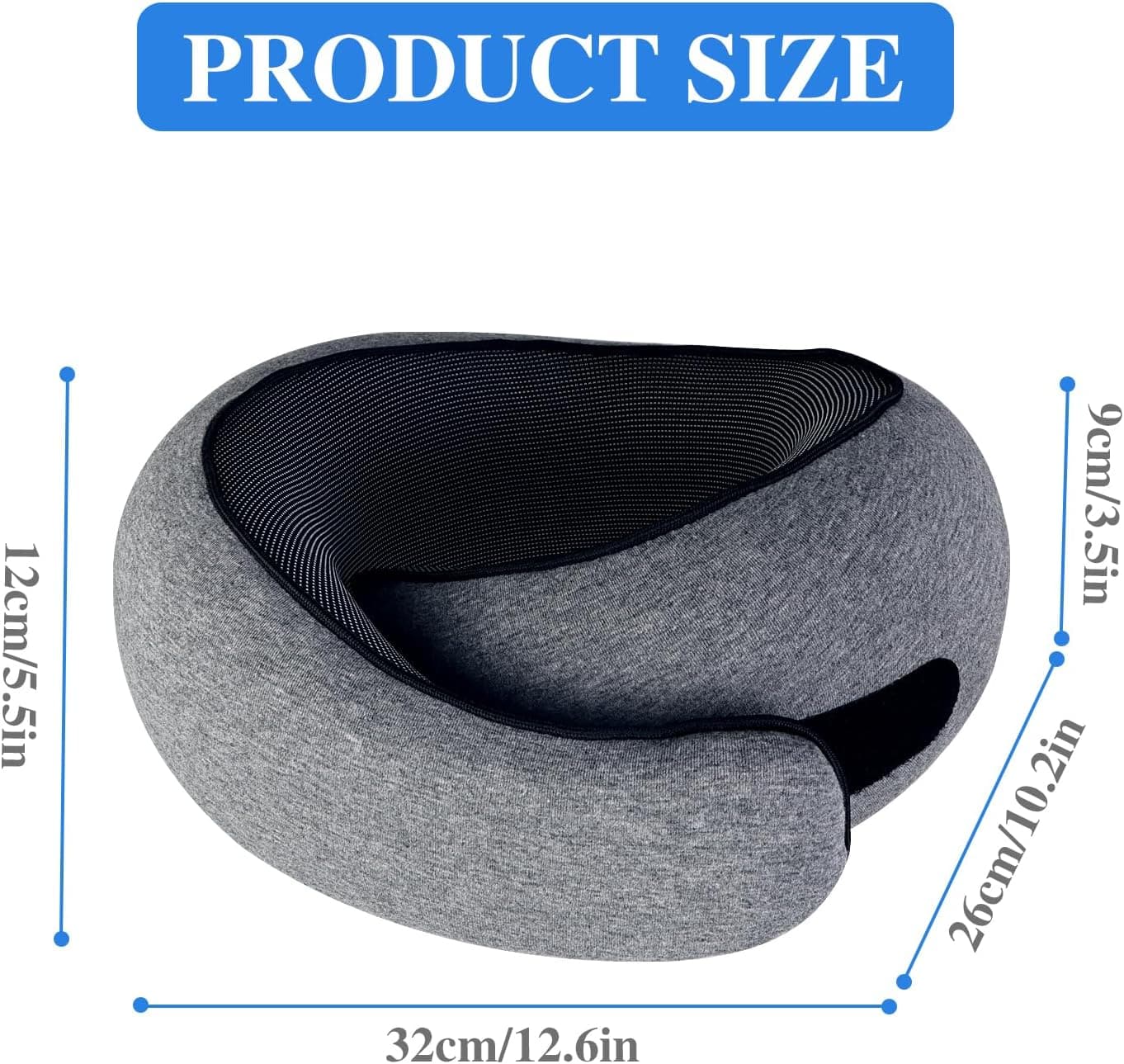 ErgoComfort Adjustable Memory Foam Travel Pillow! - The UNIX