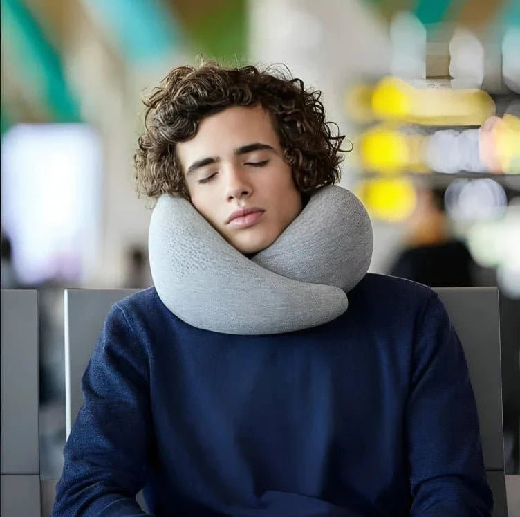 ErgoComfort Adjustable Memory Foam Travel Pillow! - The UNIX