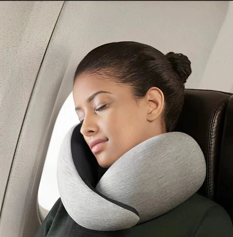 ErgoComfort Adjustable Memory Foam Travel Pillow! - The UNIX