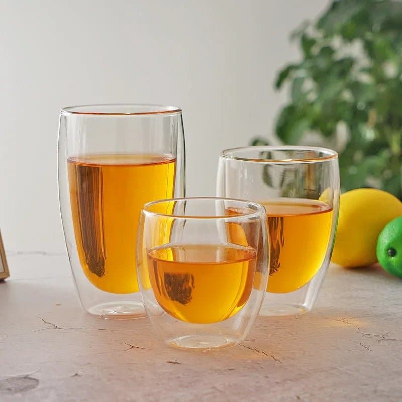 Heat Resistant Double Wall Glass Cup - The UNIX