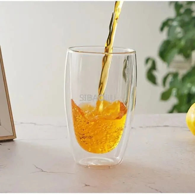 Heat Resistant Double Wall Glass Cup - The UNIX