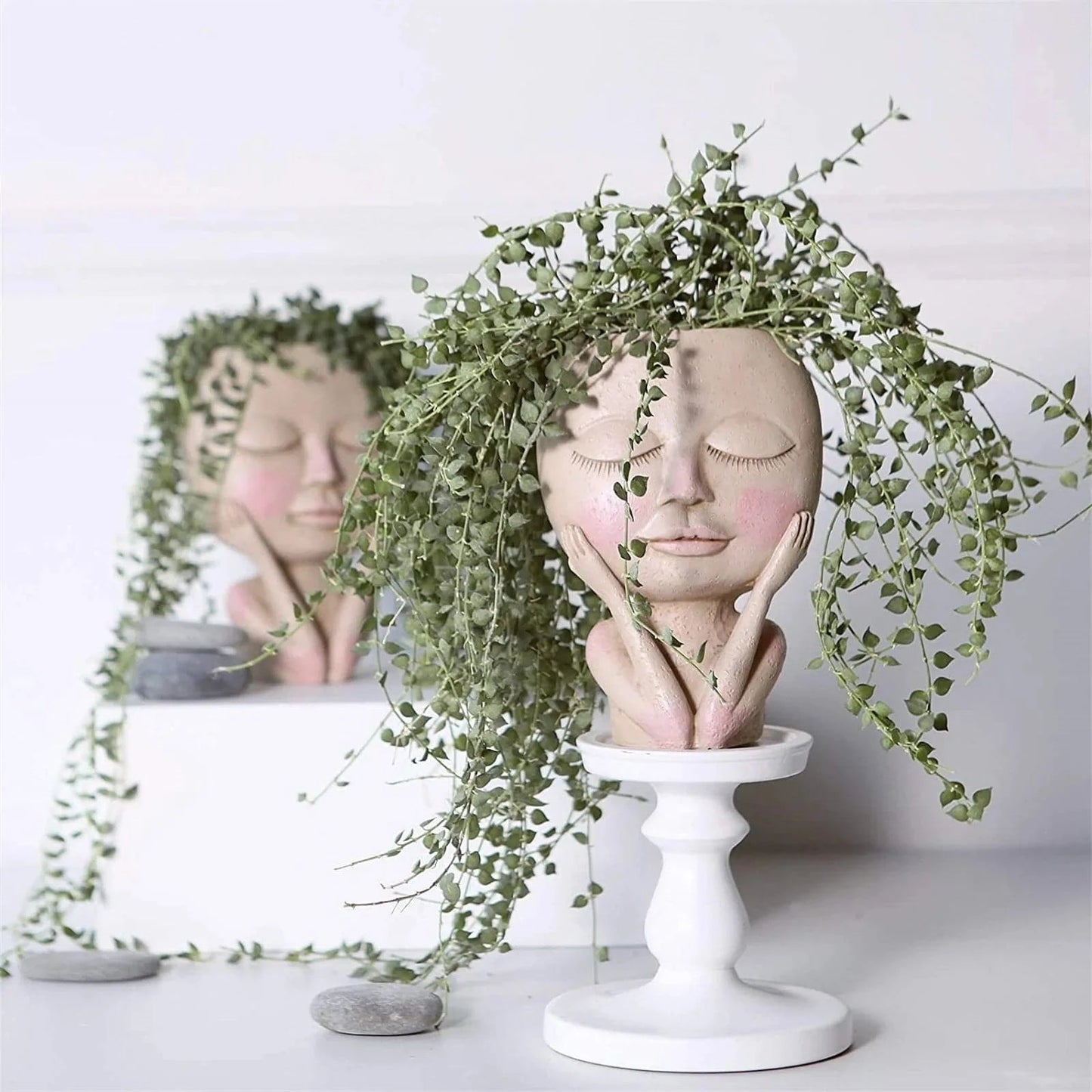Humanoid Resin Plant Vase - The UNIX