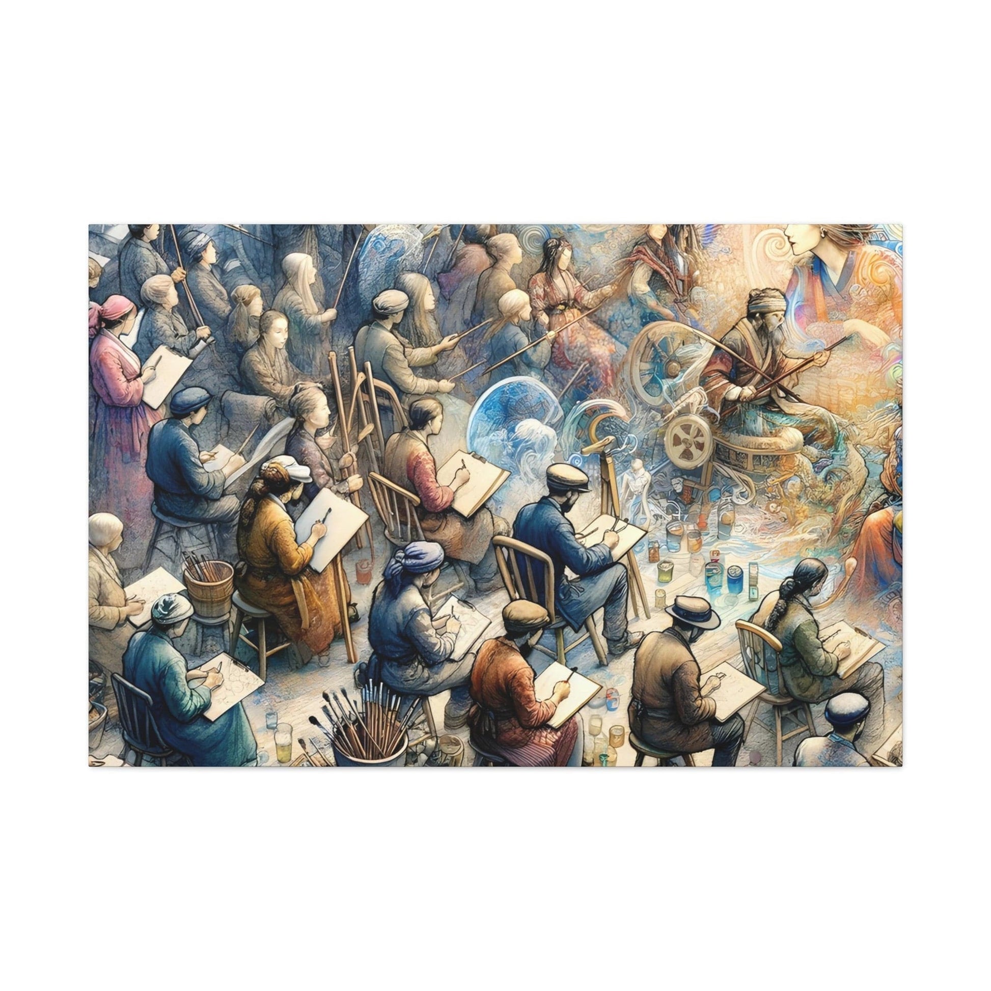 "Lucius Vignette's Classic 1900s Masterpieces" - Canvas - The UNIX