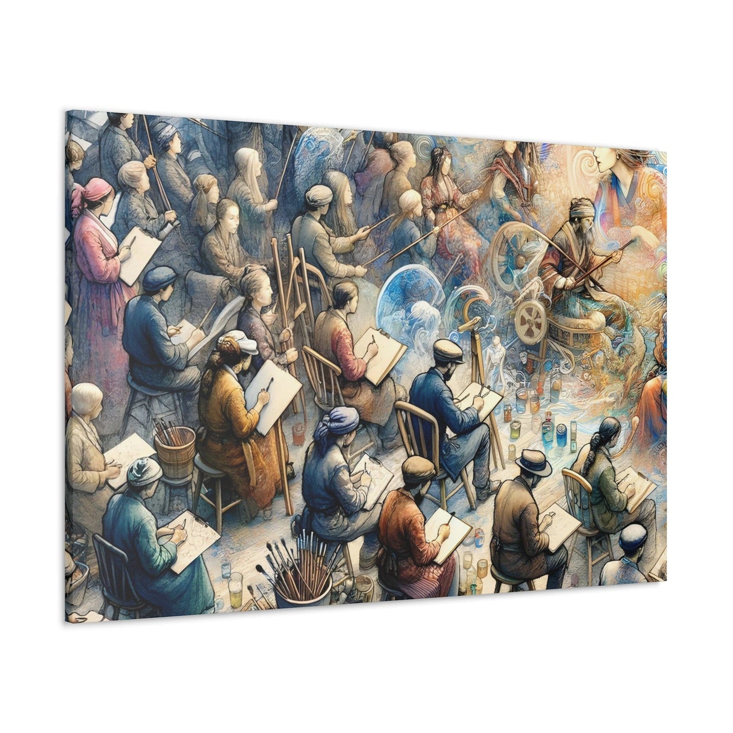 "Lucius Vignette's Classic 1900s Masterpieces" - Canvas - The UNIX