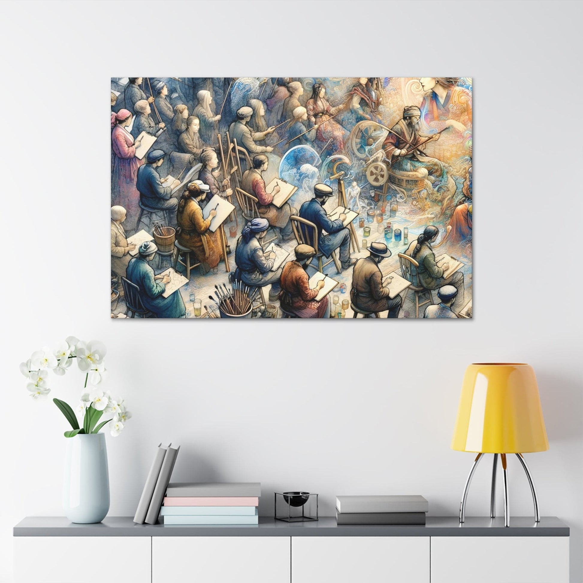 "Lucius Vignette's Classic 1900s Masterpieces" - Canvas - The UNIX