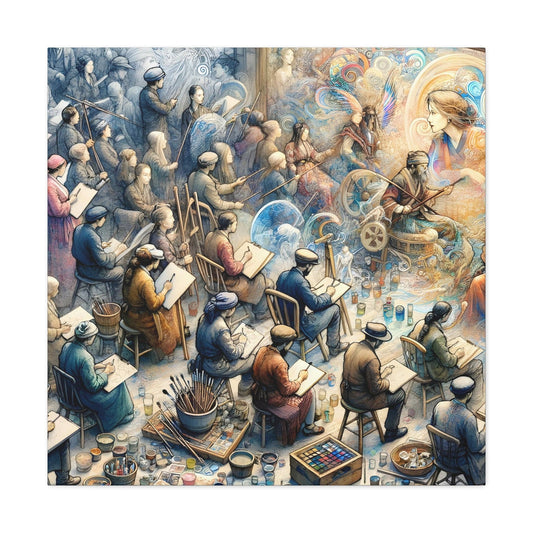 "Lucius Vignette's Classic 1900s Masterpieces" - Canvas - The UNIX