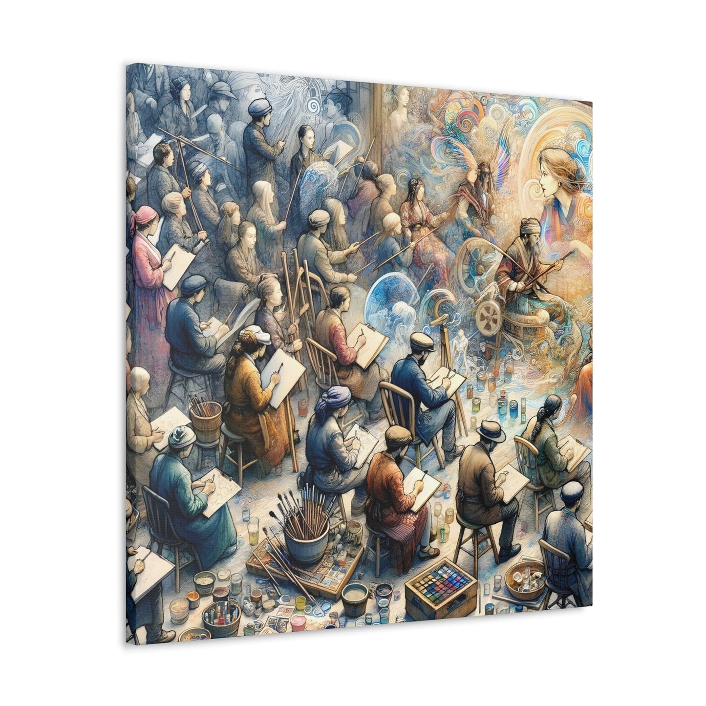 "Lucius Vignette's Classic 1900s Masterpieces" - Canvas - The UNIX