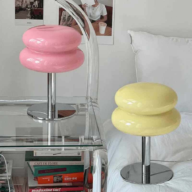 Luxurious Italian Artisan Glass Egg Tart Luminaire - The UNIX