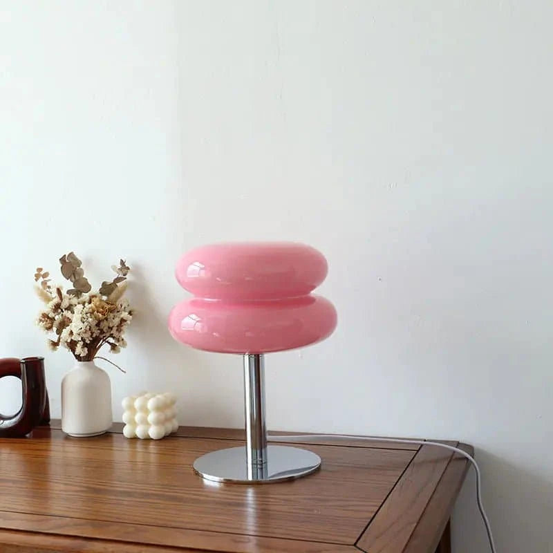 Luxurious Italian Artisan Glass Egg Tart Luminaire - The UNIX