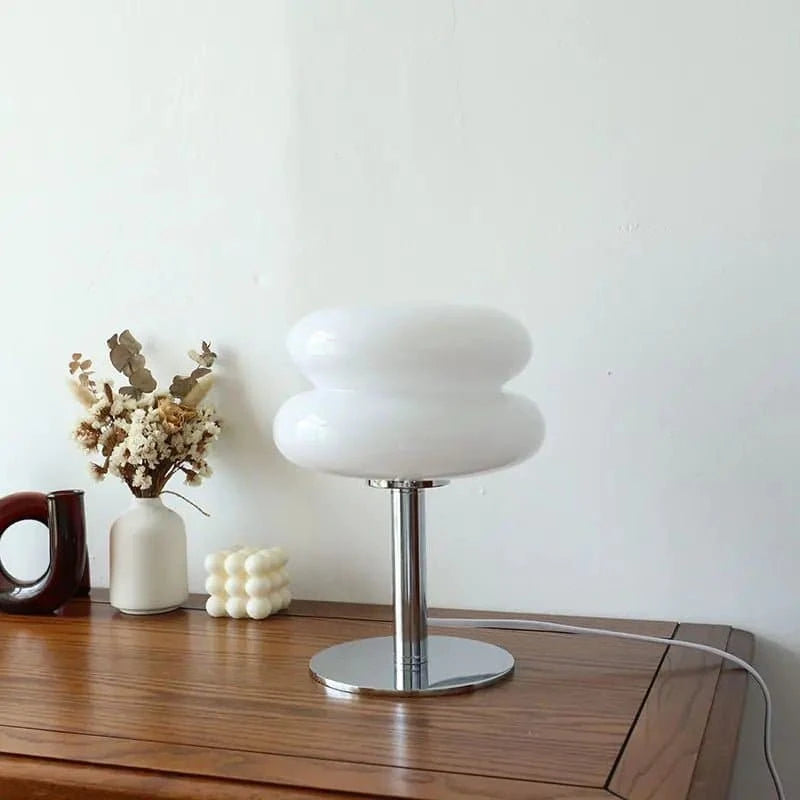 Luxurious Italian Artisan Glass Egg Tart Luminaire - The UNIX