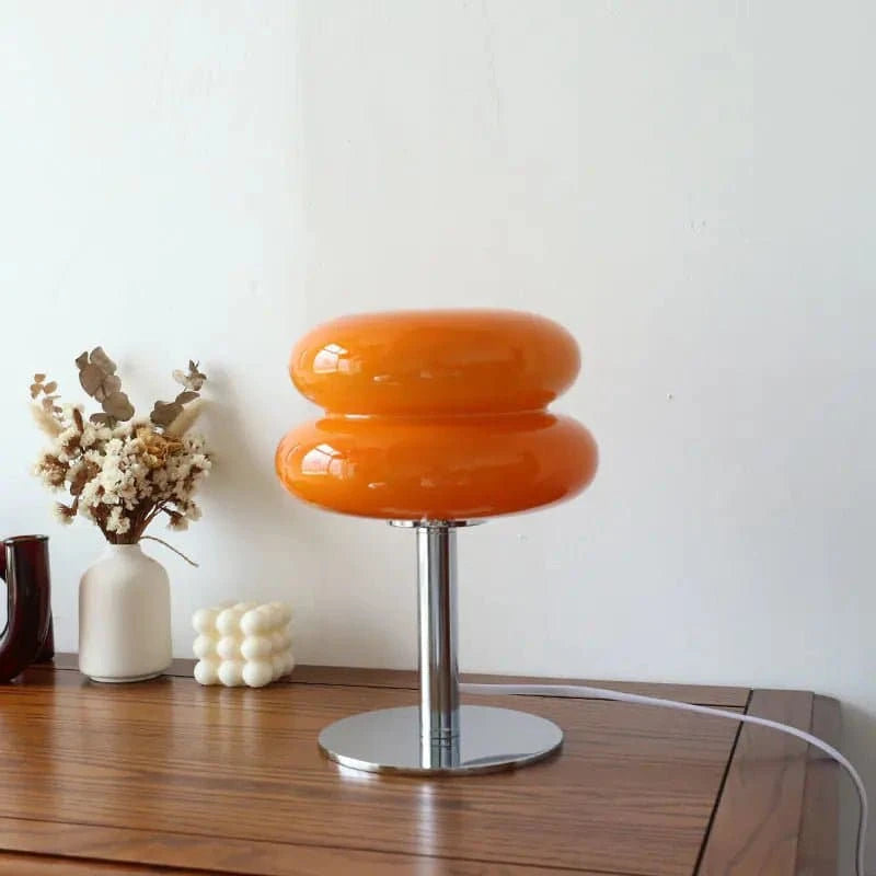 Luxurious Italian Artisan Glass Egg Tart Luminaire - The UNIX