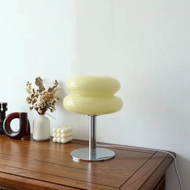 Luxurious Italian Artisan Glass Egg Tart Luminaire - The UNIX