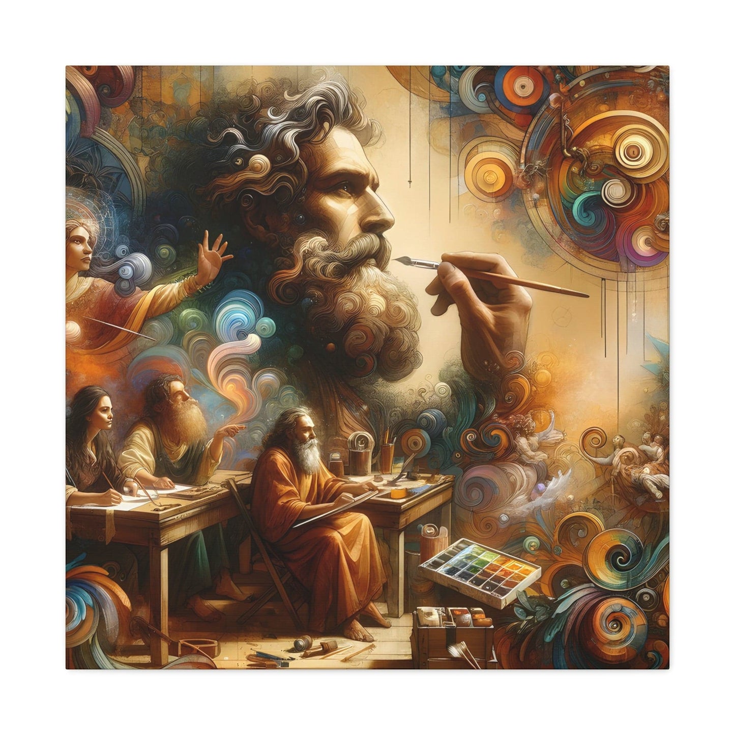 "Sebastian Durant's Timeless Impressions" - Canvas - The UNIX