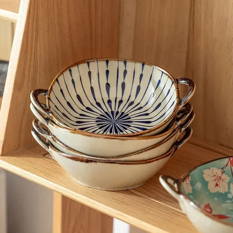 Elegant Ceramic Japanese Bowls