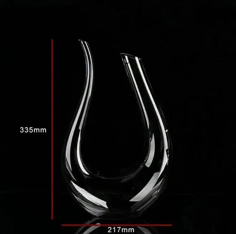 U - Shaped Crystal Decanter - The UNIX