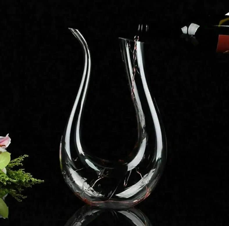 U - Shaped Crystal Decanter - The UNIX