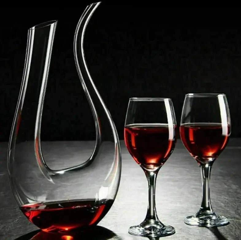 U - Shaped Crystal Decanter - The UNIX