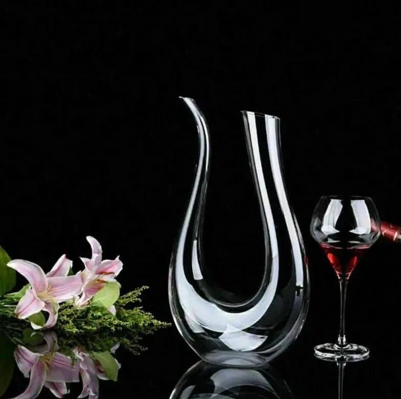 U - Shaped Crystal Decanter - The UNIX