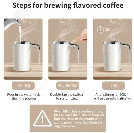 Unleash the Magic: Automatic Magnetic Stirring Cup for Effortless Mixing! - The UNIX