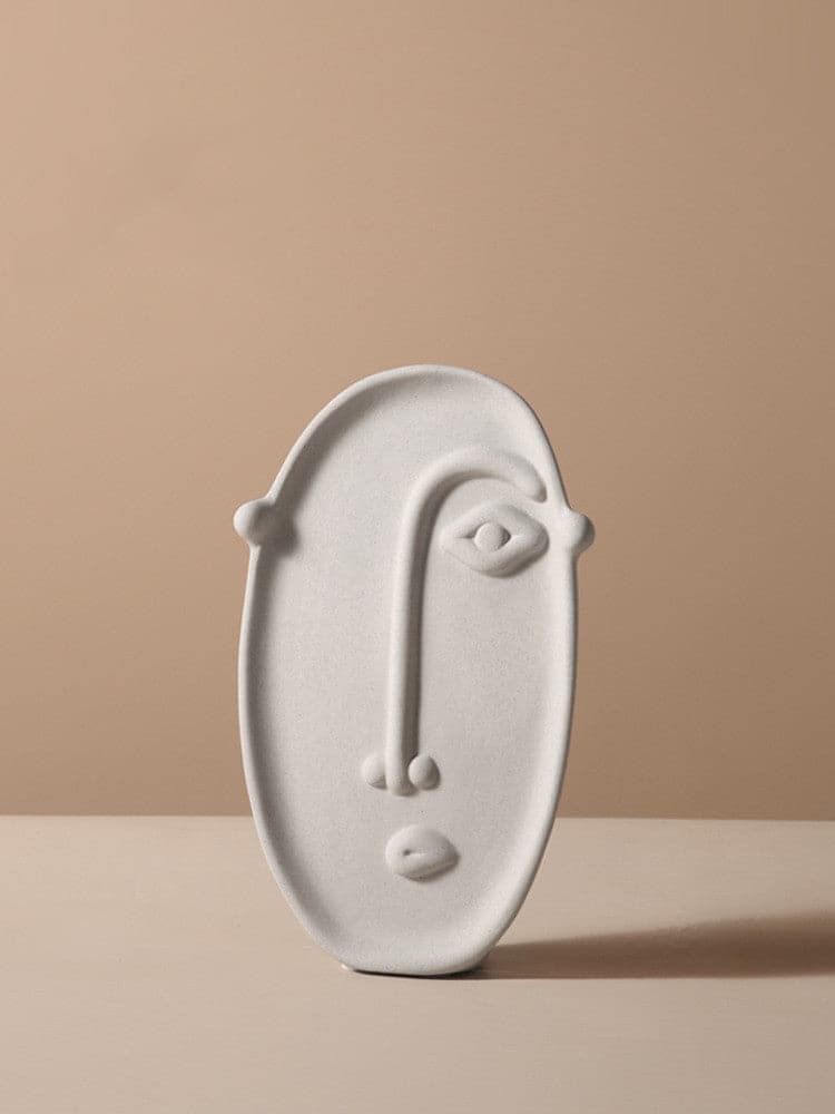 Nordic Creative Ceramic Face Vase
