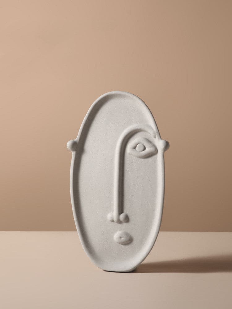 Nordic Creative Ceramic Face Vase
