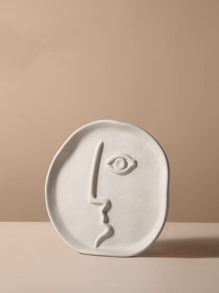 Nordic Creative Ceramic Face Vase