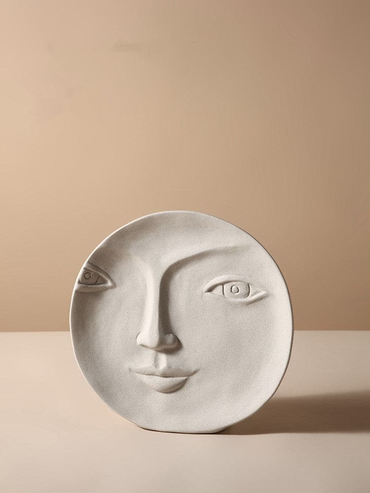 Nordic Creative Ceramic Face Vase