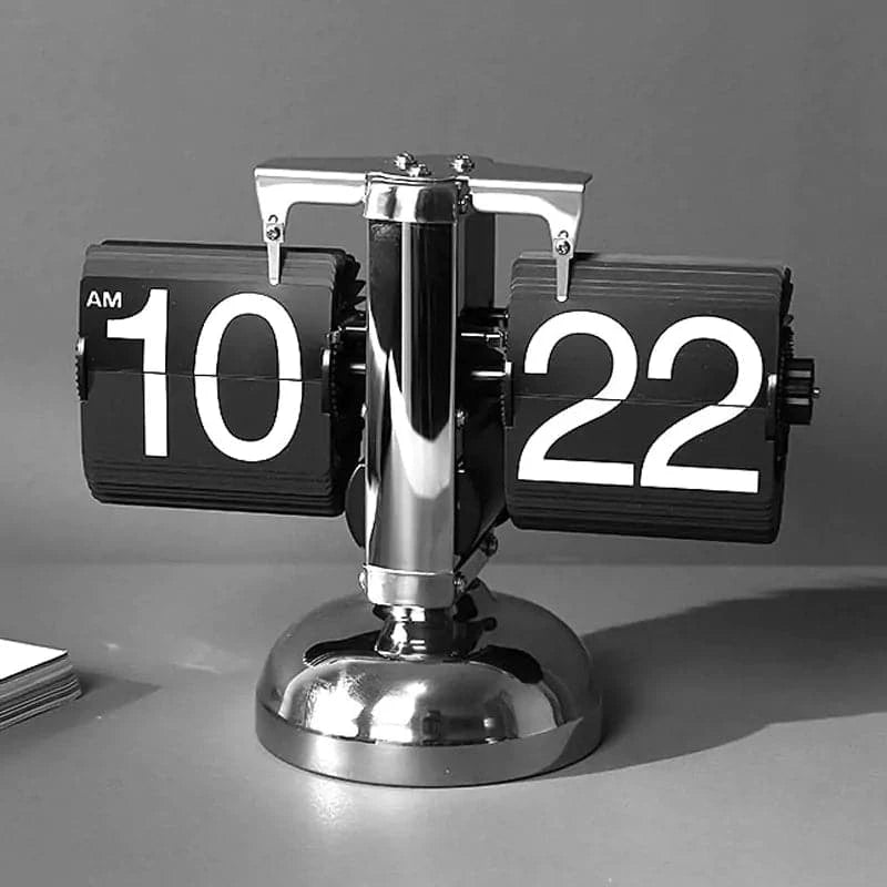 Vintage Flip Table Clock - The UNIX