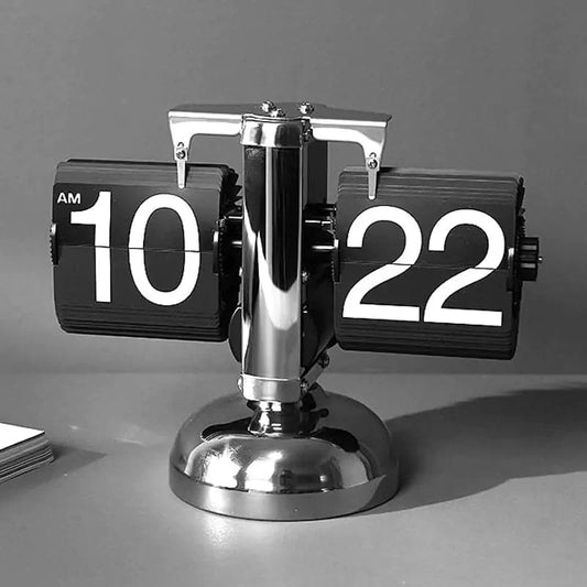 Vintage Flip Table Clock - The UNIX